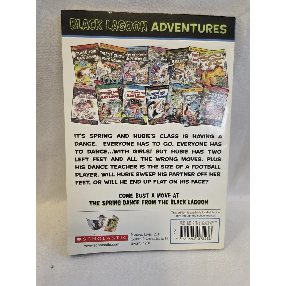 Scholastic Paperback Book Lot 2: More Parts + Black Lagoon Spring Dance